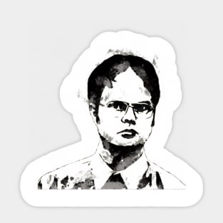 the office dwight poster Sticker